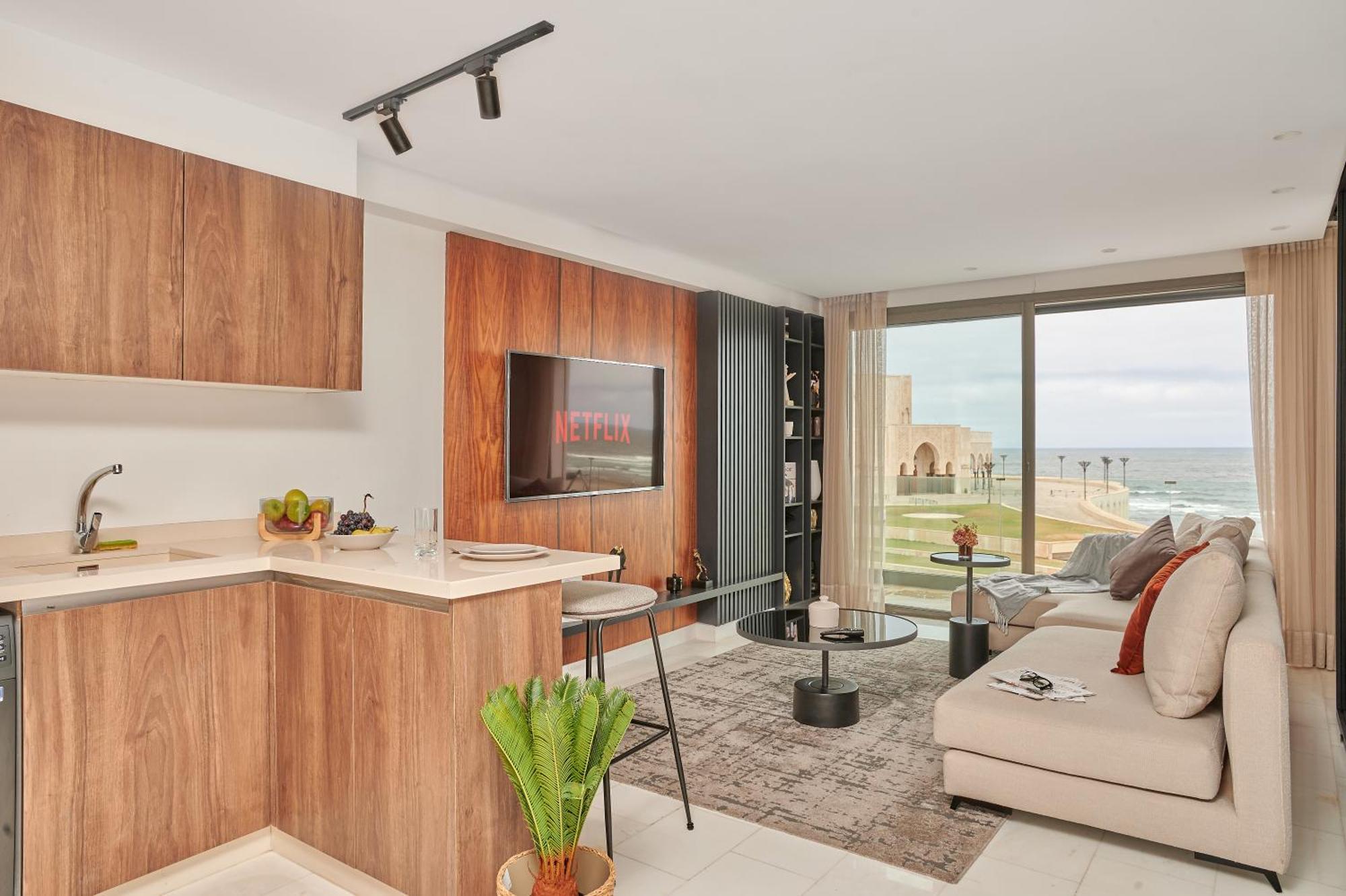 קזבלנקה Apartment Sea View B14 - Mosquee Hassan II - By Thecasaedition מראה חיצוני תמונה